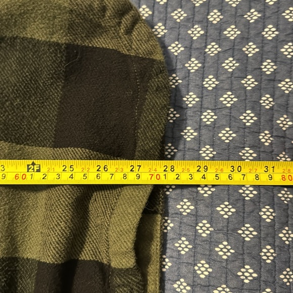 Lucky Brand Plaid Heavy Flannel Shirt Sz M - Picture 4 of 4